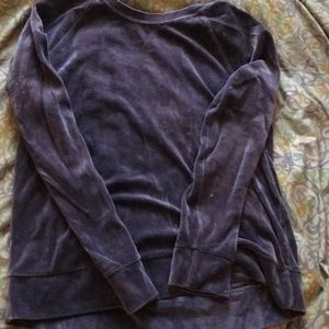 Old Navy velour sweatshirt; size small